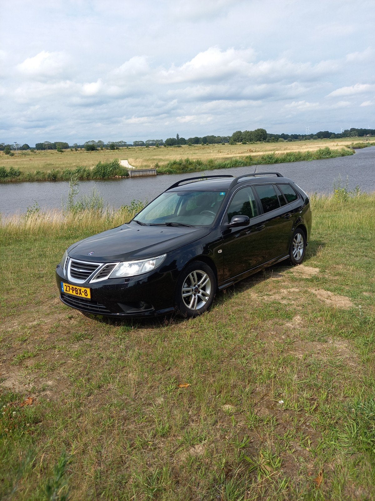 Saab 9-3 1.8 T Estate 2011 Zwart, Auto's, Saab, 1998 cc, Zwart, 4 cilinders, Zwart
