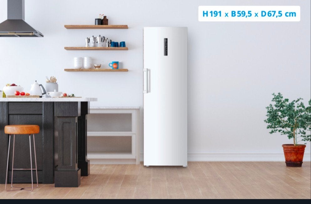 Haier H3F-320WSAAU1 Vriezer - 330L, No Frost, Witgoed en Apparatuur, Gebruikt, Minder dan 60 cm, 160 cm of meer, Vrijstaand