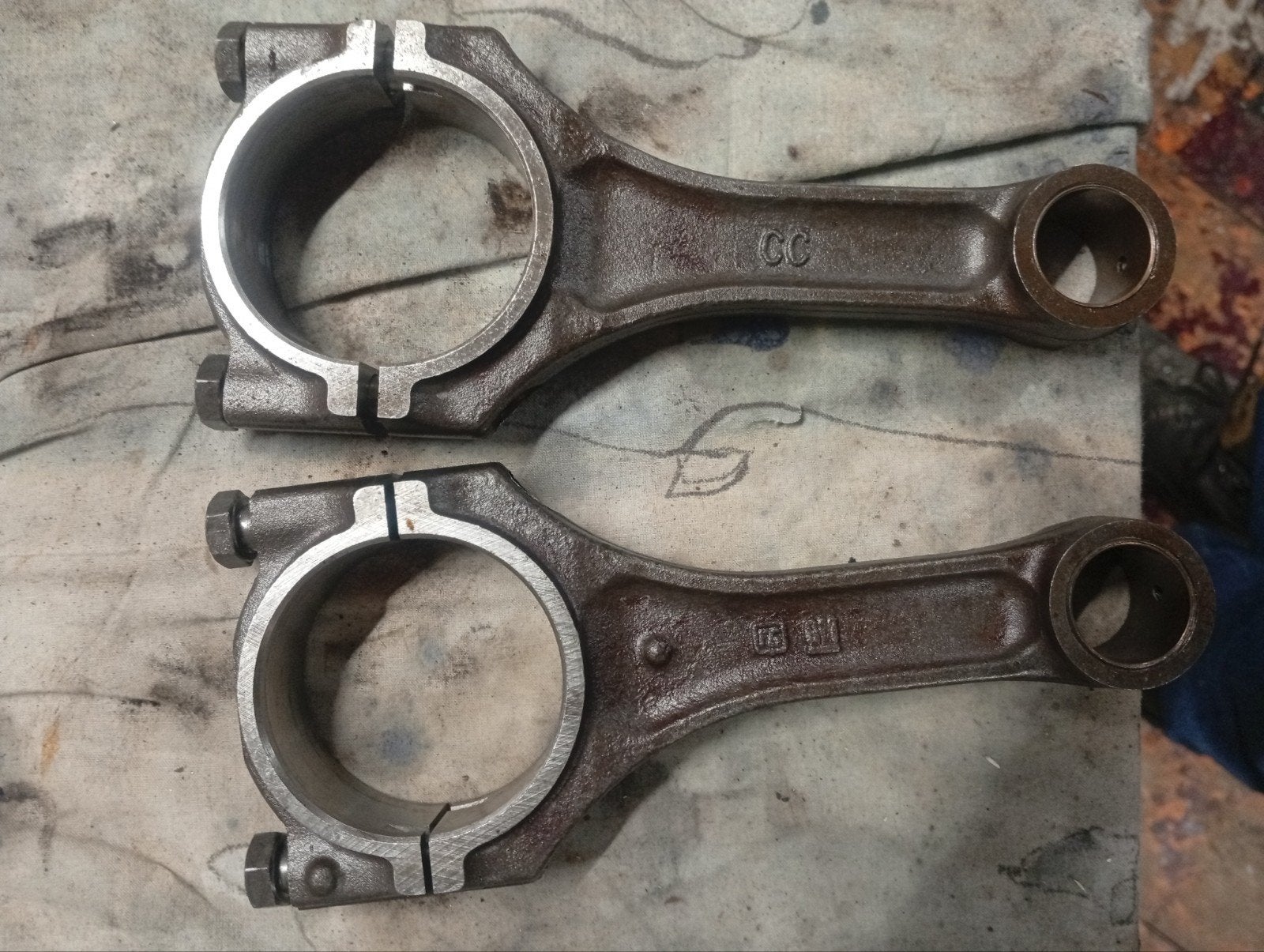 opel cih 3.0 drijfstangen., Auto-onderdelen, Ophalen of Verzenden