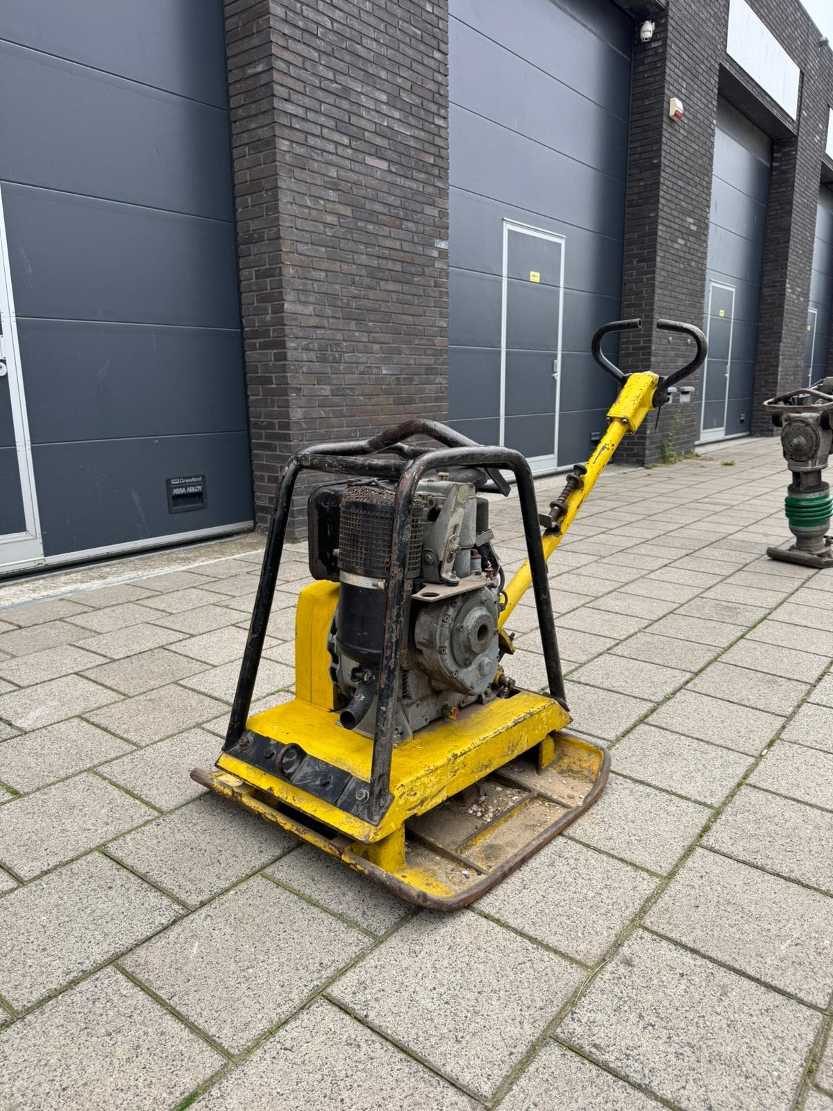 Wacker trilplaat 3 ton 70cm hatz diesel, Tuin en Terras, Ophalen, Gebruikt