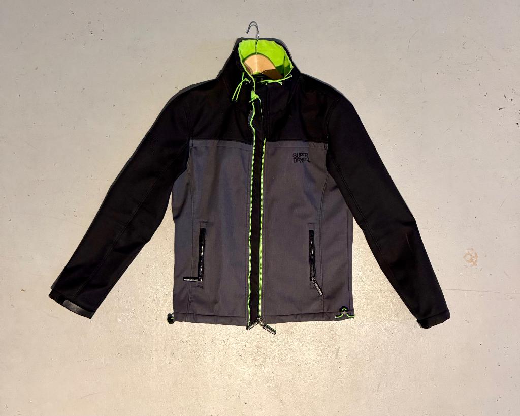 Superdry zomer jas (maat M), Maat 48/50 (M), Zwart, Ophalen of Verzenden, Gedragen