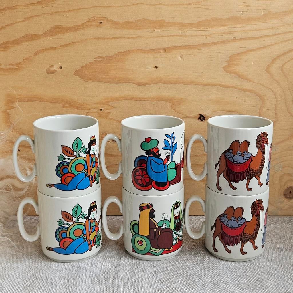 Villeroy & Boch Van Nelle mokken | per stuk, Ophalen of Verzenden, Zo goed als nieuw, Nvt, Overige stijlen