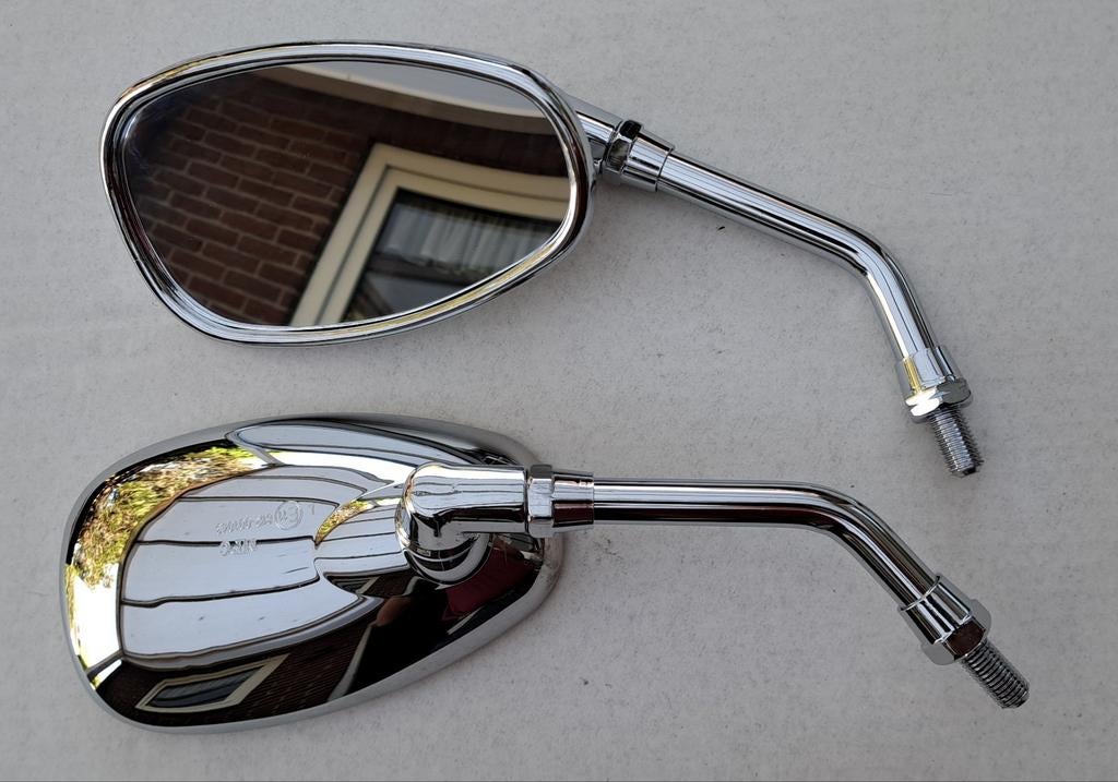 Chrome spiegel set rechtse draad, Ophalen of Verzenden, Nieuw