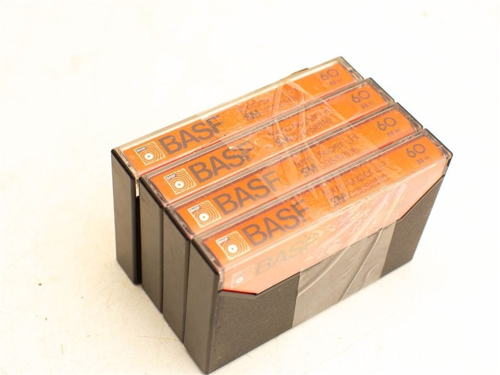 4 Basf cassettebandjes 31254, Ophalen of Verzenden, Gebruikt, Overige genres, 1 bandje