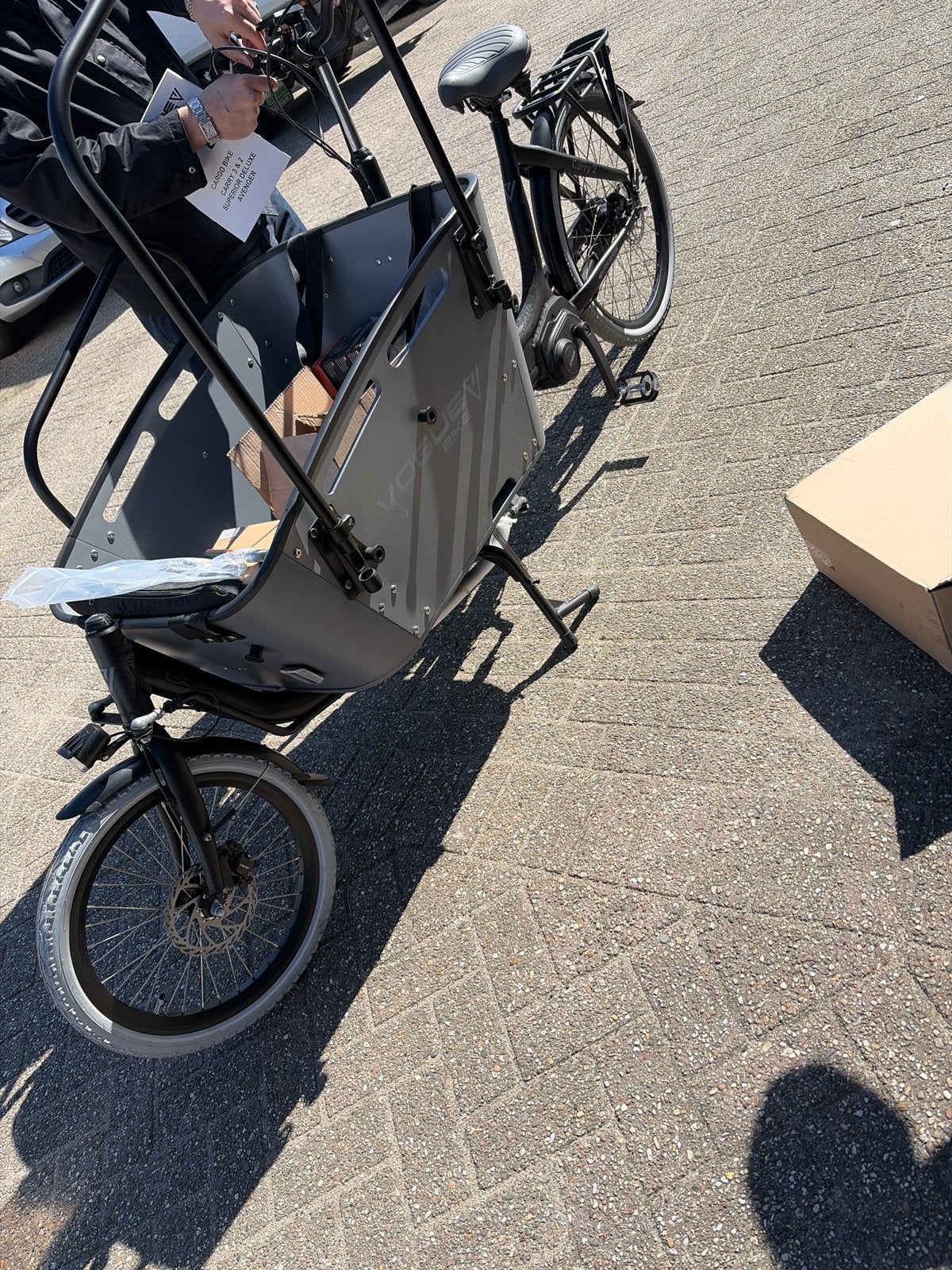 Vogue carrier 2 bakfiets, Ophalen, 4 kinderen of meer