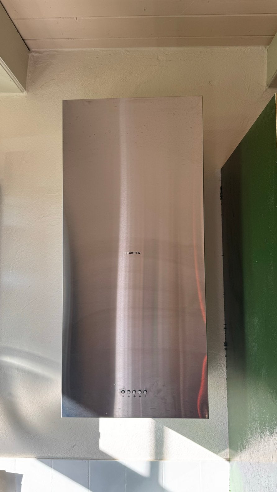 Smalle afzuigkap - Klarstein Monumenta Wandafzuigkap - 40cm, Gebruikt, Wandschouwkap, Ophalen of Verzenden, 400 tot 600 m³ per uur