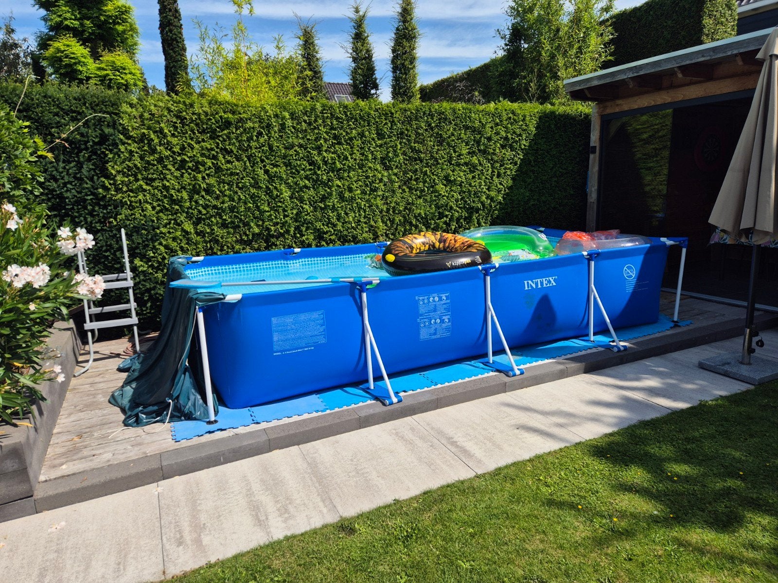 zwembad, Tuin en Terras, Ophalen, 200 tot 300 cm, 80 tot 120 cm, Zo goed als nieuw