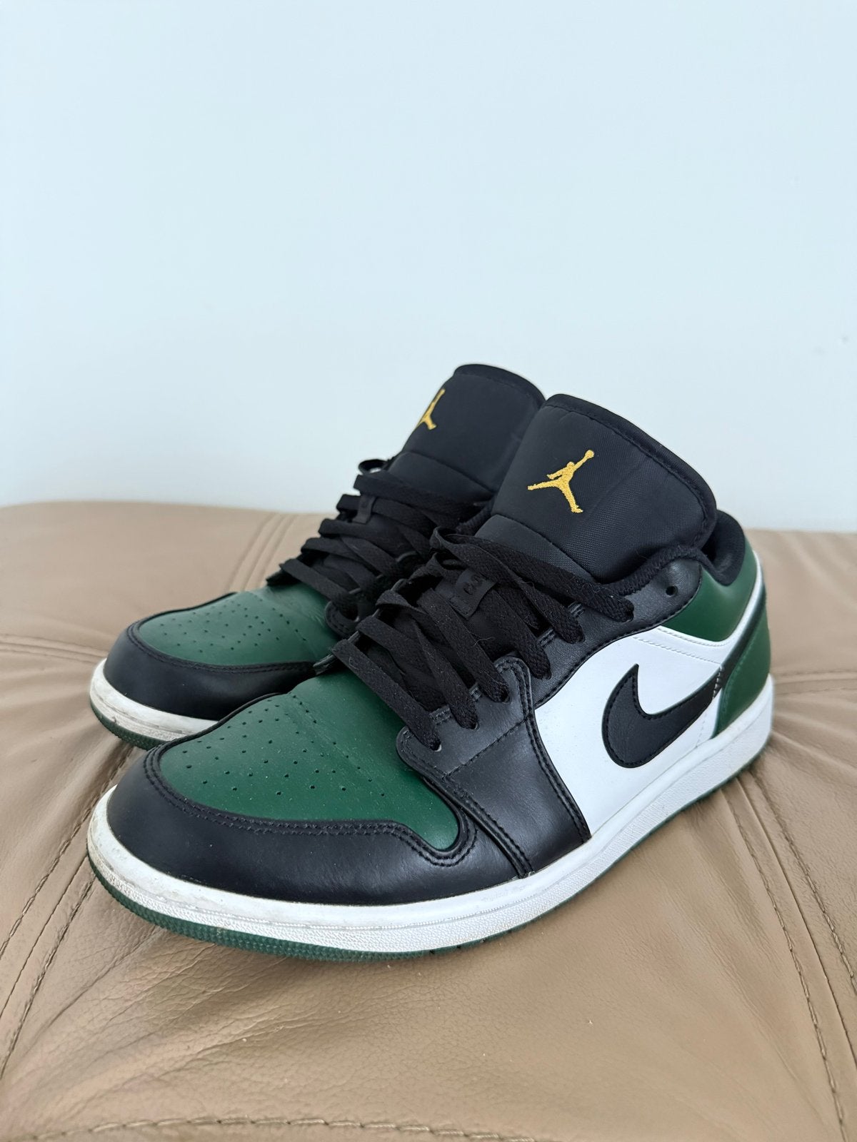 Nike Air Jordan 1 Low Green, maat 45, Ophalen, Gedragen, Overige kleuren, Sneakers of Gympen