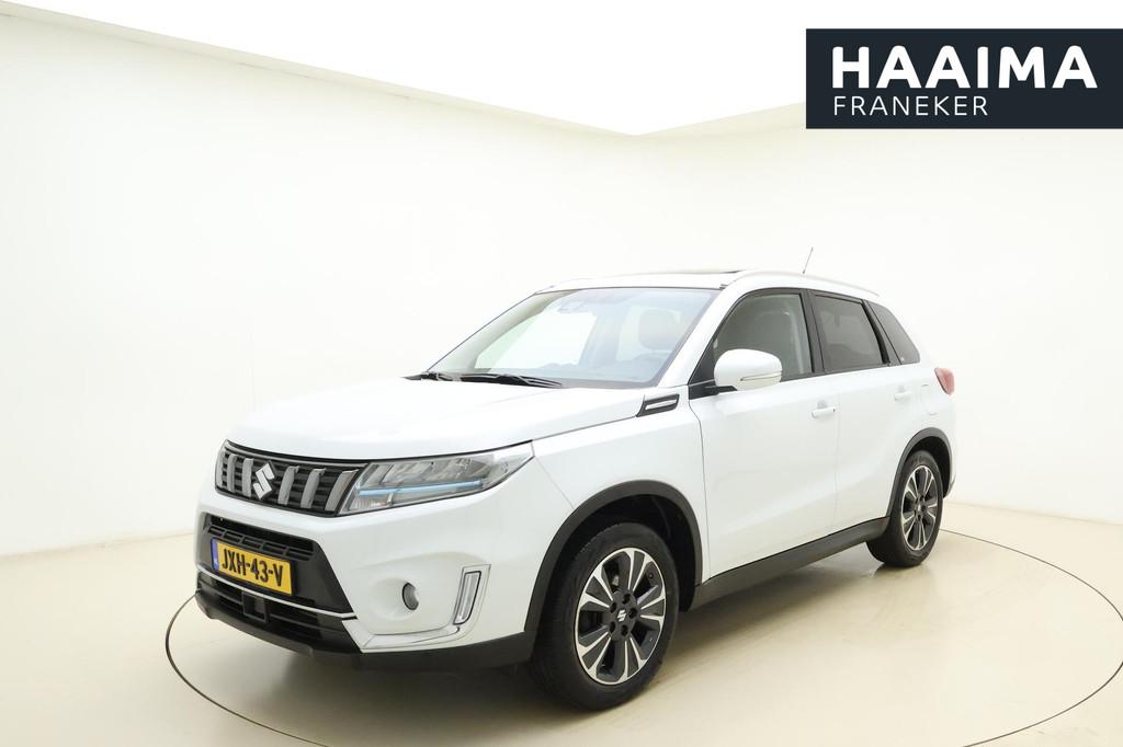 Suzuki Vitara 1.4 Boosterjet Style Smart Hybrid AllGrip Auto, Auto's, Gebruikt, 4 cilinders, 129 pk, Wit