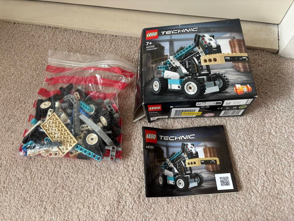 Lego Technic 42133 Telehandler, Gebruikt, Lego, Ophalen of Verzenden, Complete set