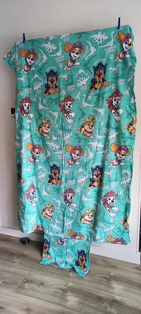 Paw Patrol dekbed overtrek 140x200, Kinderen en Baby's, Kinderkamer | Beddengoed, Gebruikt, Overige kleuren, Jongetje of Meisje