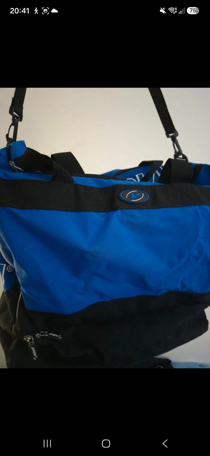 Masita Sporttas - Blauw/Zwart, Ophalen of Verzenden, Gebruikt, Unisex volwassen