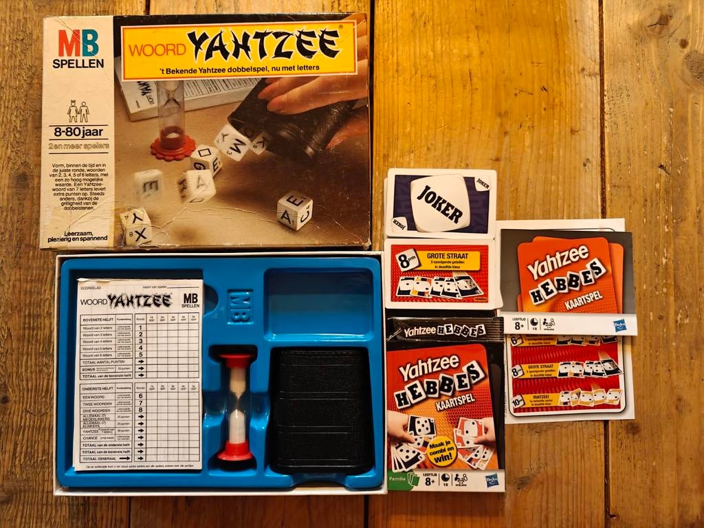 4 X Yahtzee., Ophalen of Verzenden, MB, MB, MB.
