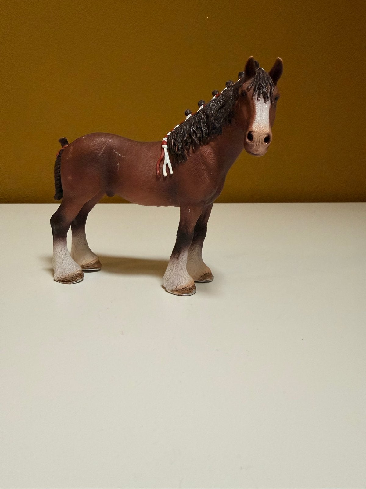 Schleich Clydesdale ruin 13808, Ophalen of Verzenden, Gebruikt