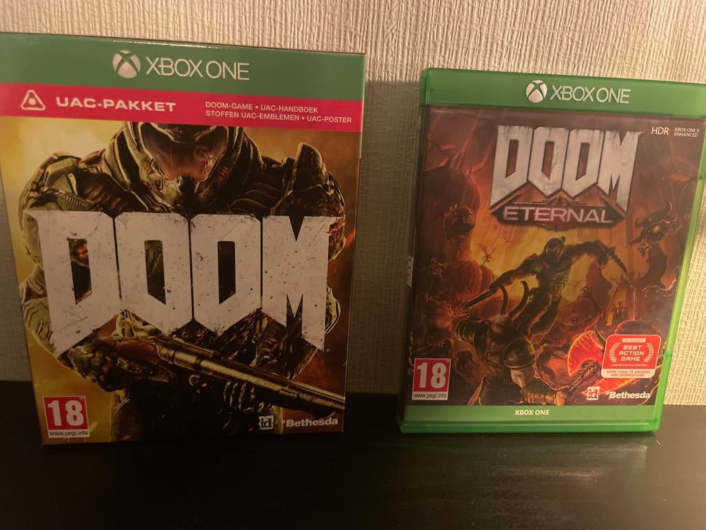 Doom & Doom Eternal Xbox One - Dubbele Actie!, Online, Vanaf 18 jaar, Shooter, 1 speler
