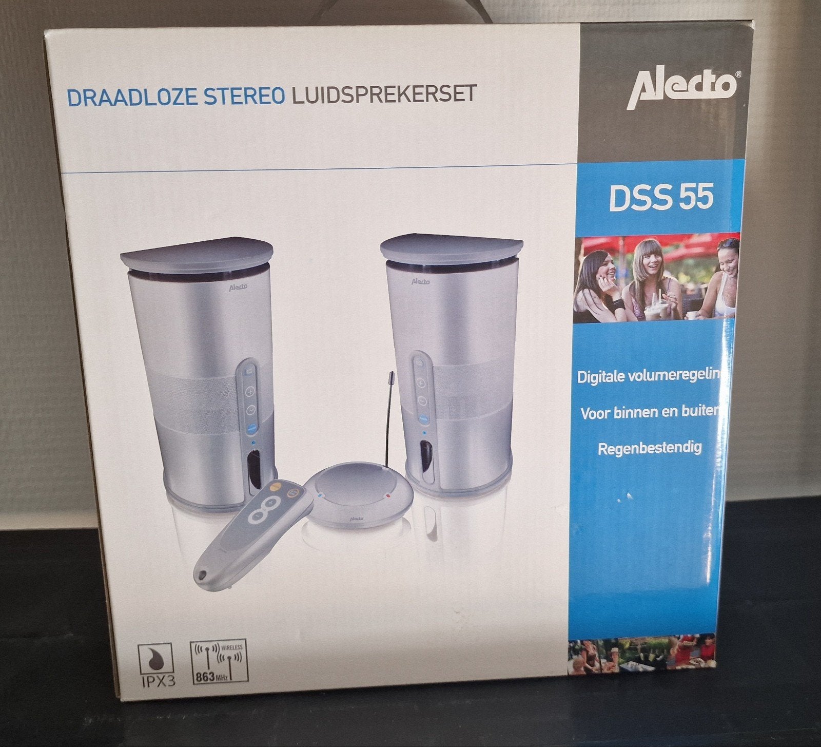 NIEUW IN DOOS- DRAADLOZE LUIDSPREKERSET, Ophalen, Nieuw, Minder dan 60 watt, Overige merken