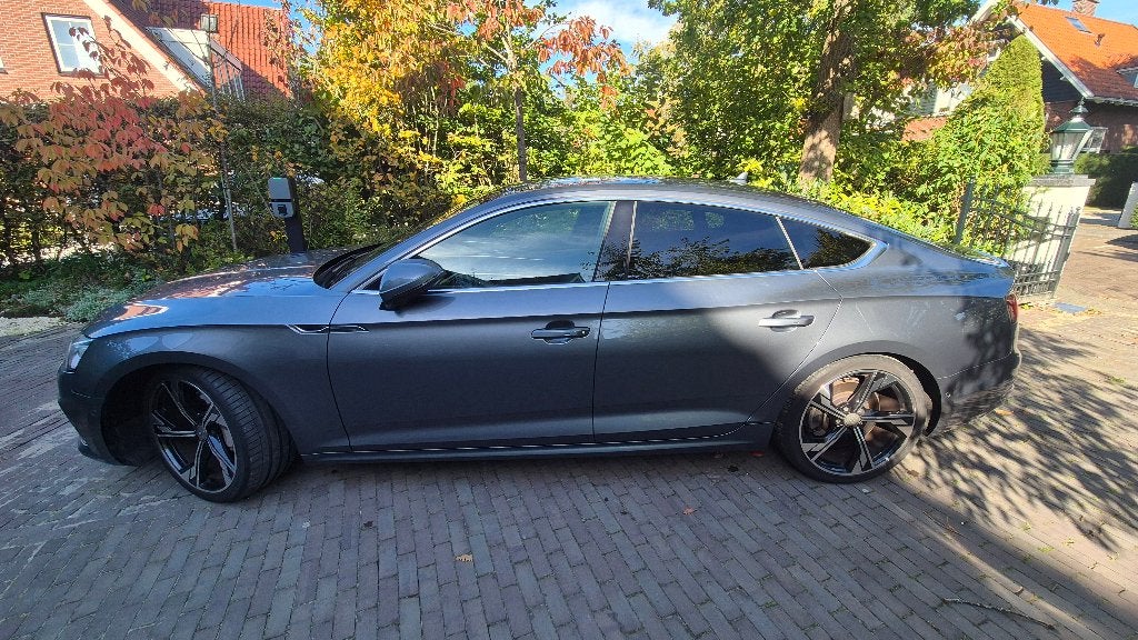 Audi A5 45 Tfsi 245pk S Tronic 2019, 80714km, prijs E 22500, Auto's, Zwart, 4 cilinders, 1984 cc, 4 stoelen