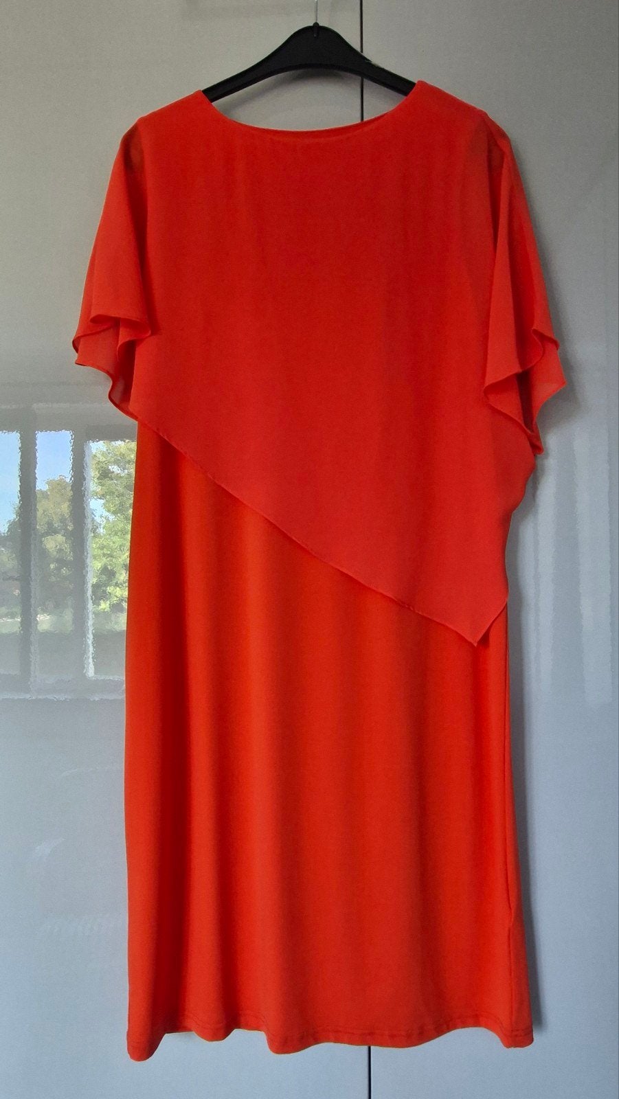 Adagio Oranje Jurk Maat 42/44 (L) - Zo goed als nieuw, Kleding | Dames, Adagio, Maat 42/44 (L), Oranje, Ophalen of Verzenden