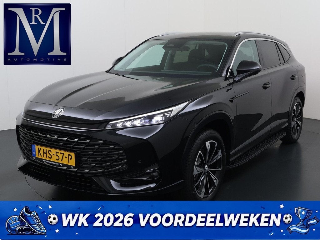 MG EHS 1.5 TGDI Luxury PHEV VAN: 39.900,- VOOR: 33.330,- UW, Auto's, MG, Gebruikt, 4 cilinders, 258 pk, Zwart