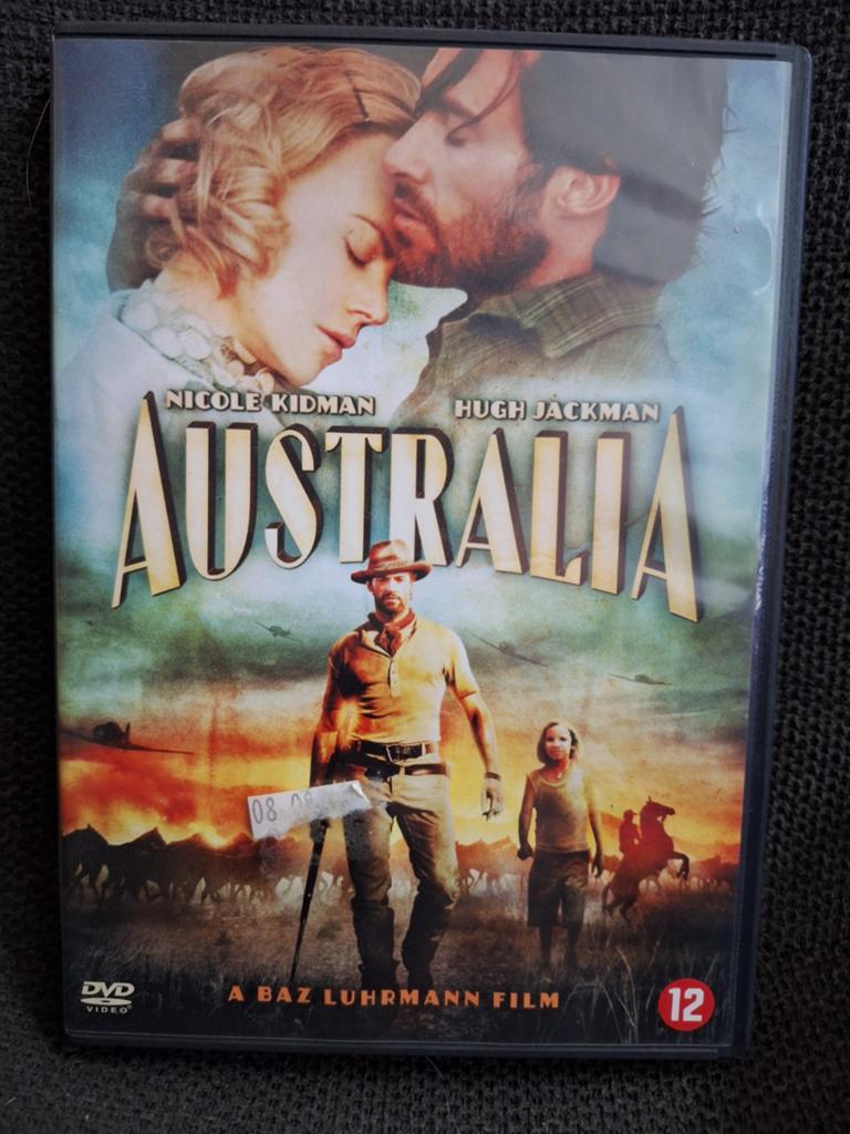 Australia DVD - Nicole Kidman & Hugh Jackman, Vanaf 12 jaar, Ophalen of Verzenden, Gebruikt, Historisch of Kostuumdrama