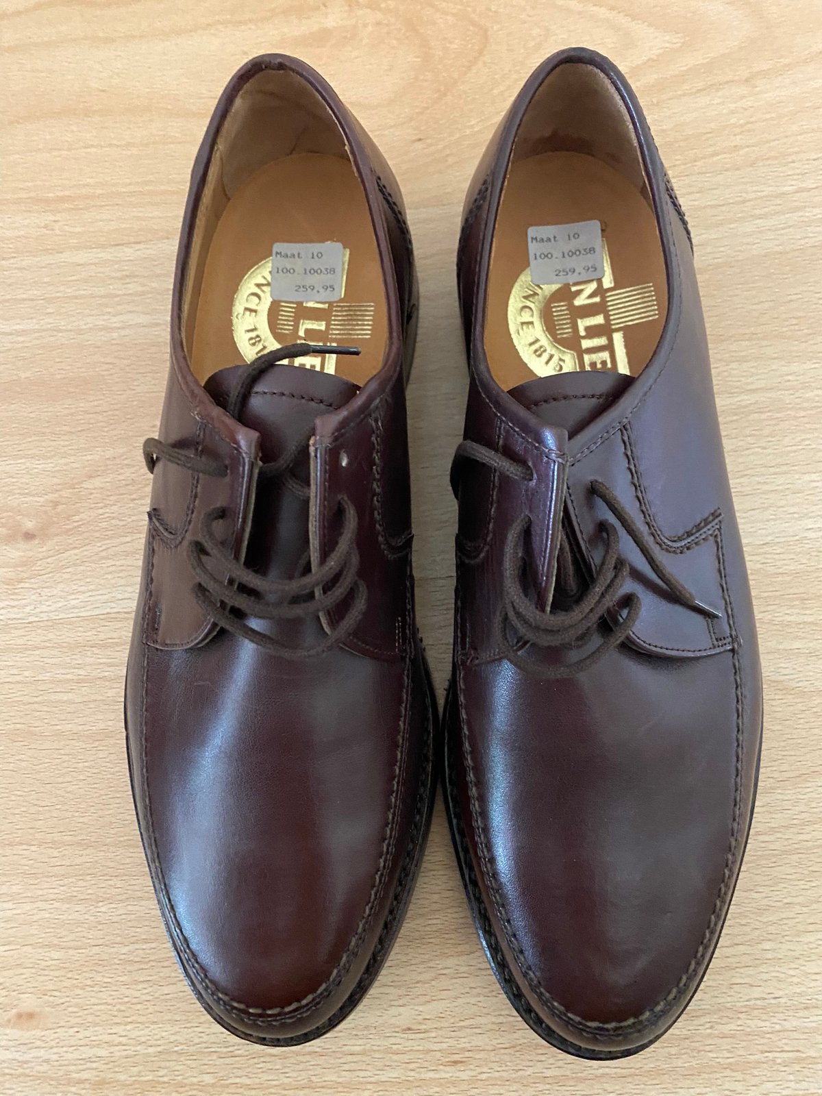 Nieuwe Van Lier  luxe herenschoenen maat 44, Ophalen of Verzenden, Zo goed als nieuw, Bruin