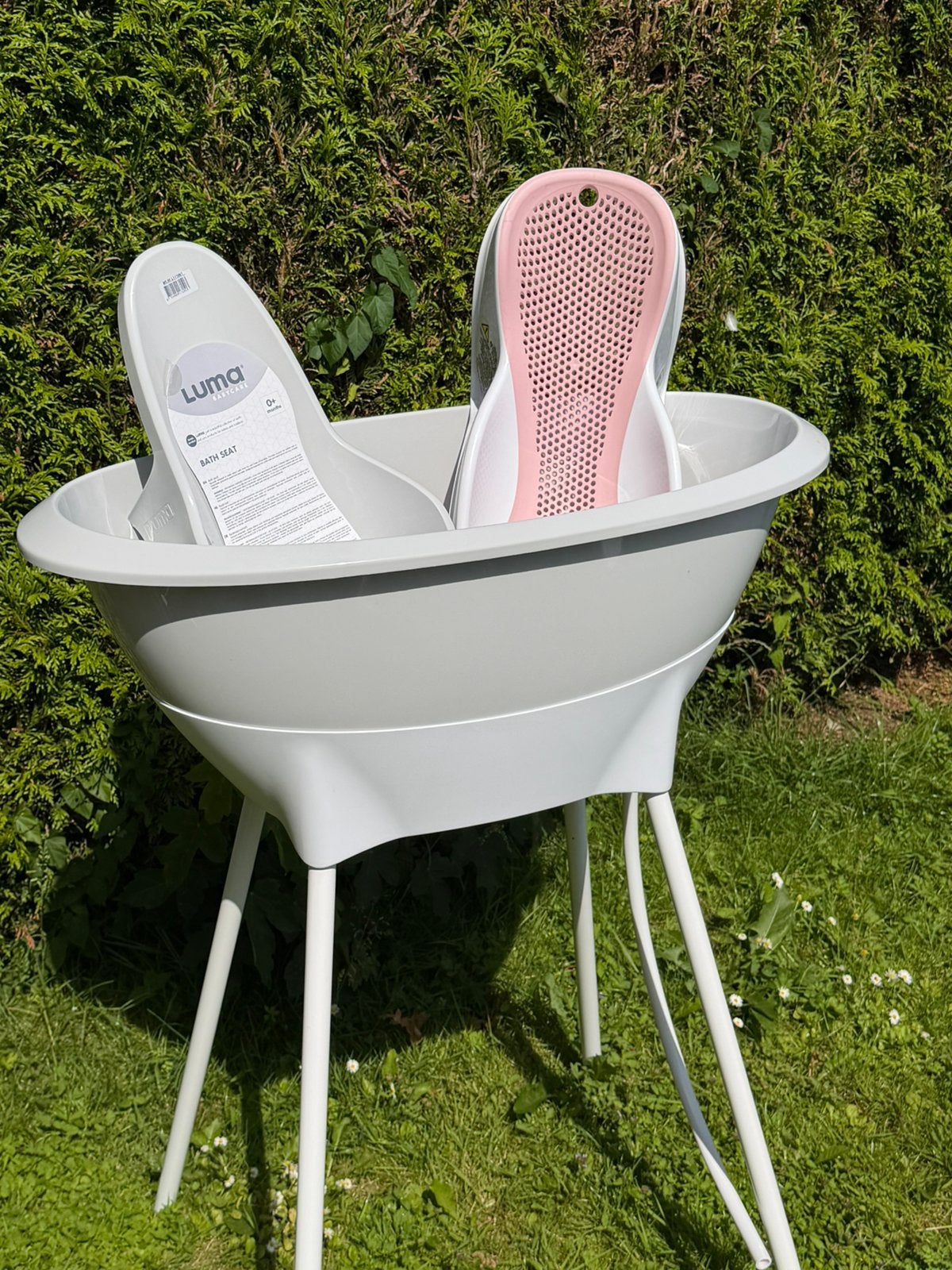 babybad met badzitje&thermometer, Ophalen, Zo goed als nieuw, Badje