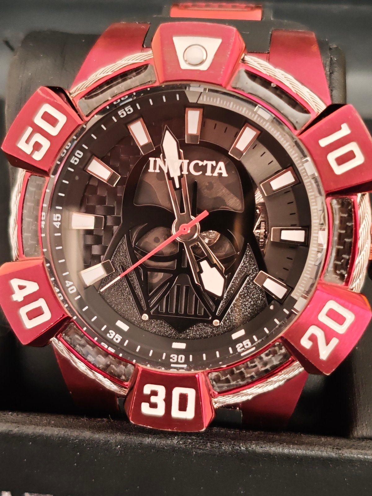 Invicta Star Wars Limited Edition Darth Vader Horloge, Overige merken, Staal, Verzenden, Polshorloge
