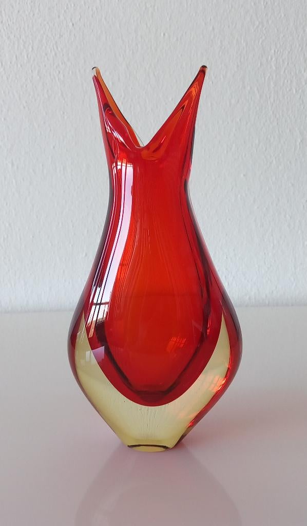 Murano Vaas 26cm, Ophalen of Verzenden
