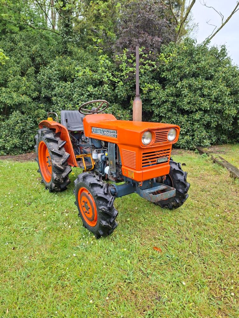 Kubota  l1500dt  4wd  mini tractor, Ophalen, Gebruikt, 50 cm of meer