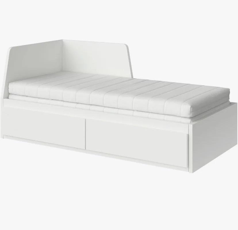 IKEA FLEKKE bedbank onderschuifbed en lades, Huis en Inrichting, Slaapkamer | Matrassen en Bedbodems, Ophalen, Gebruikt, Tweepersoons