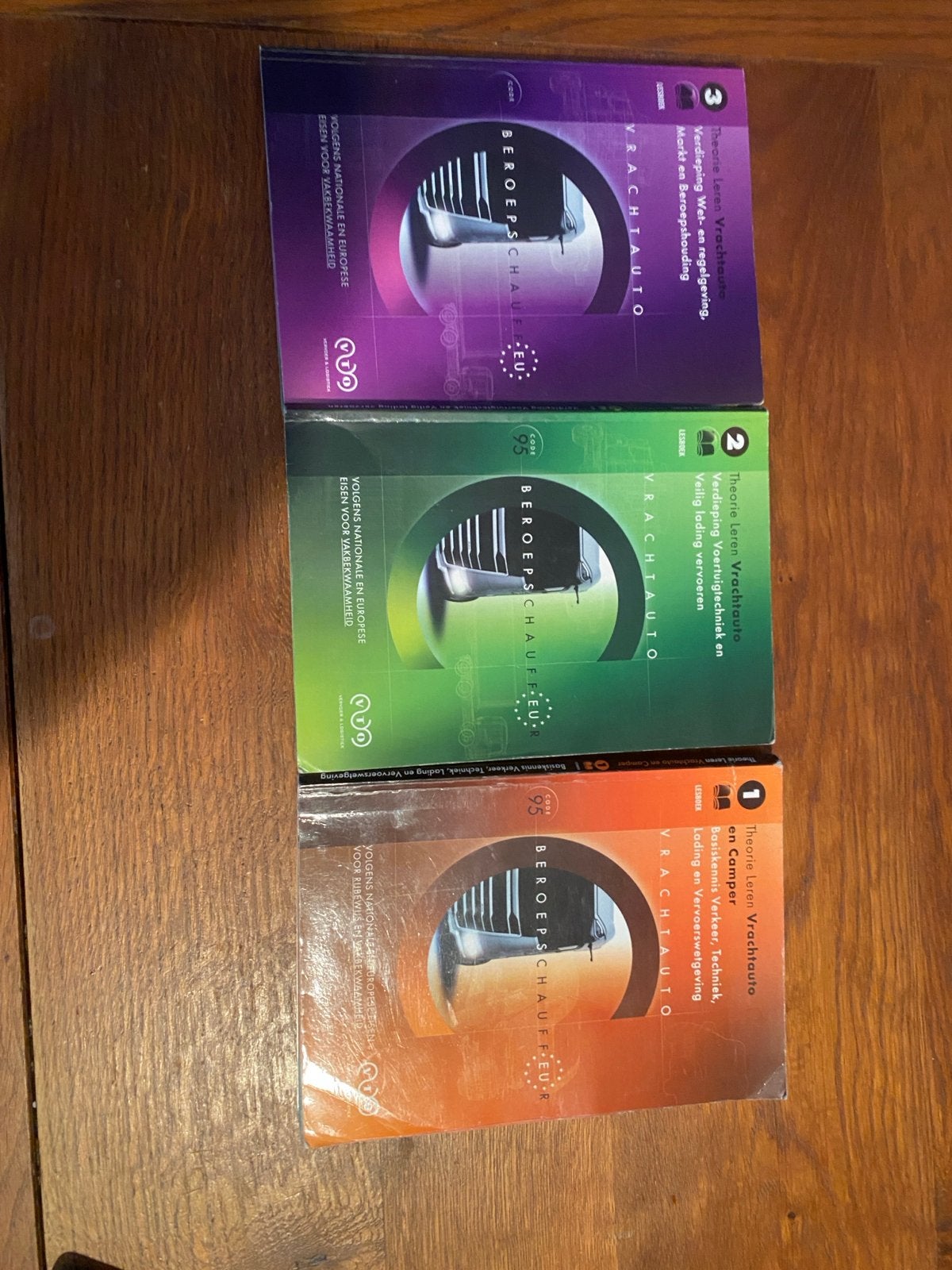 Vrachtauto Theorieboeken (deel 1, 2, 3) - Zo goed als nieuw, Boeken, Ophalen of Verzenden, Zo goed als nieuw, MBO