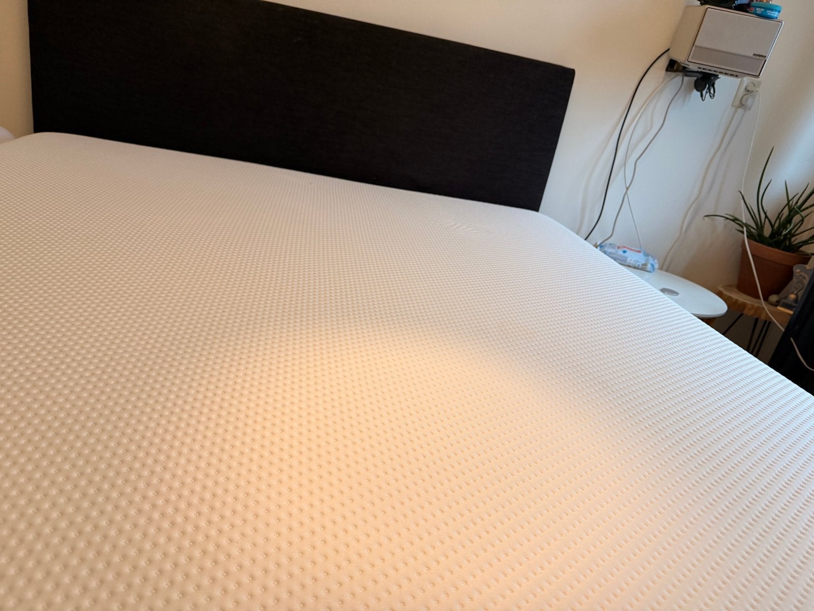 Comfortabel bed met Emma matras, Huis en Inrichting, Slaapkamer | Bedden, Ophalen, Gebruikt, Tweepersoons, 200 cm