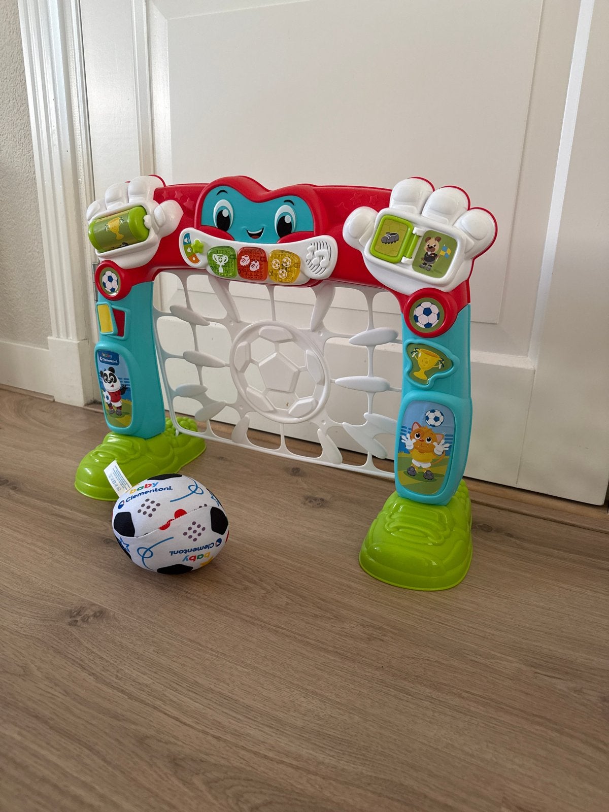 Baby Clementoni interactief voetbaldoel met geluid, Ophalen, Nieuw, Overige typen, Met geluid