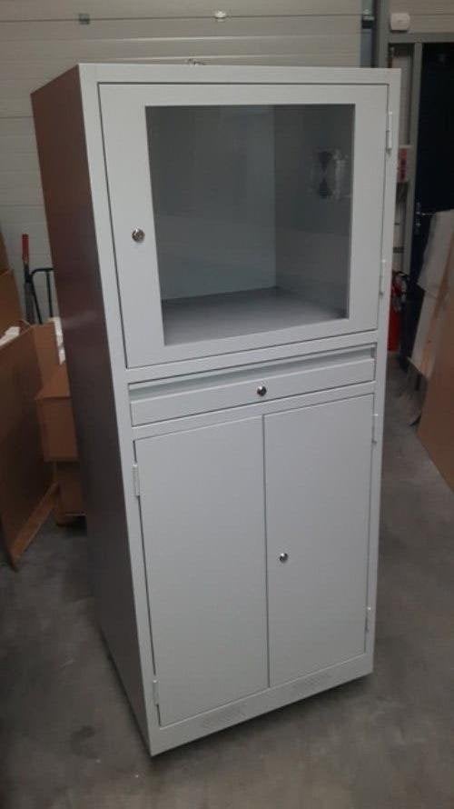 Computerkast, PC kast. Voor stofvrij opbergen PC!, Ophalen, 70 tot 120 cm, Nieuw, Metaal