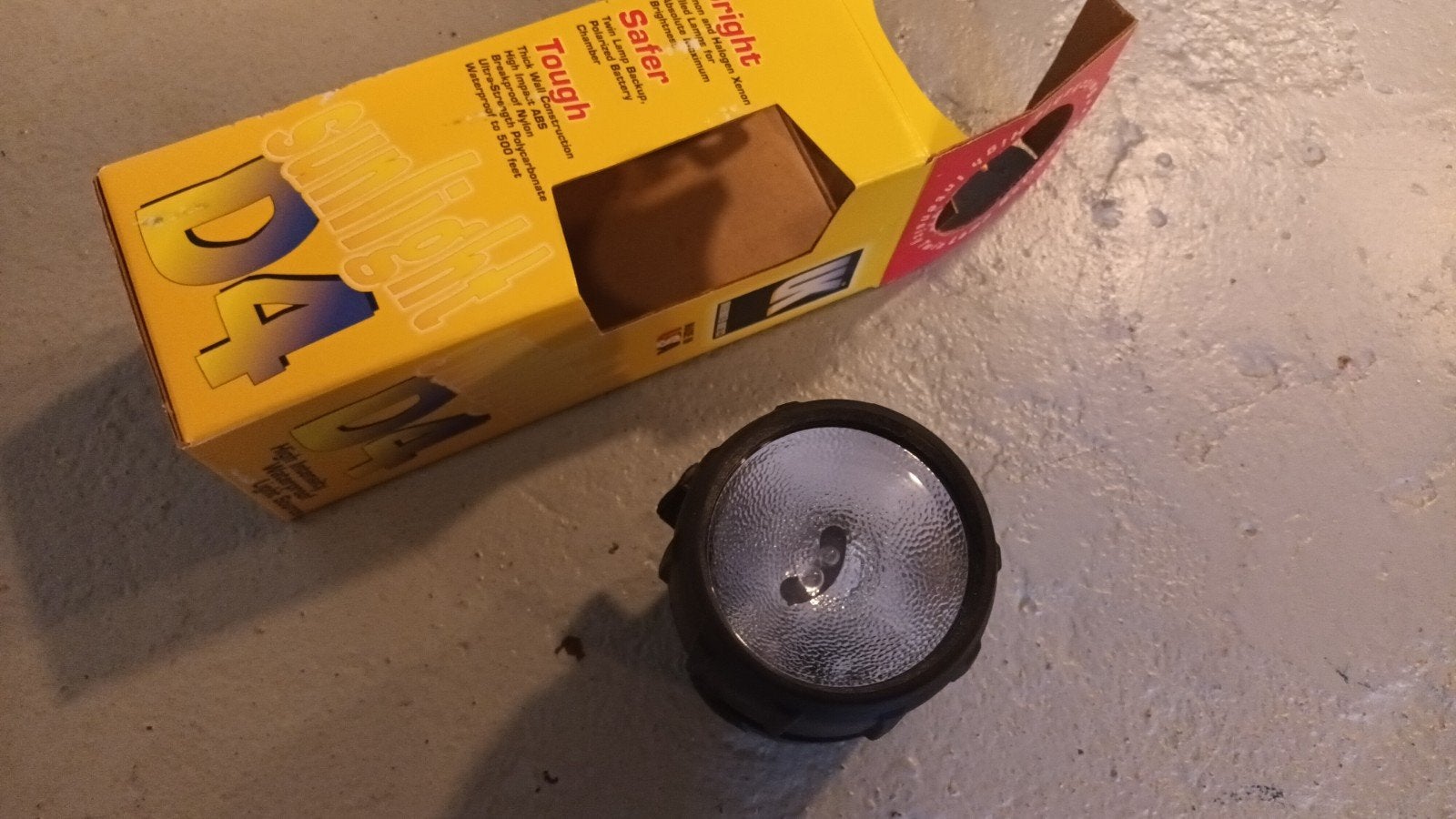 Duiklamp UK D4 met 2 type grepen nieuw en ongebruikt in doos, Watersport en Boten, Ophalen, Gebruikt, Duiklamp