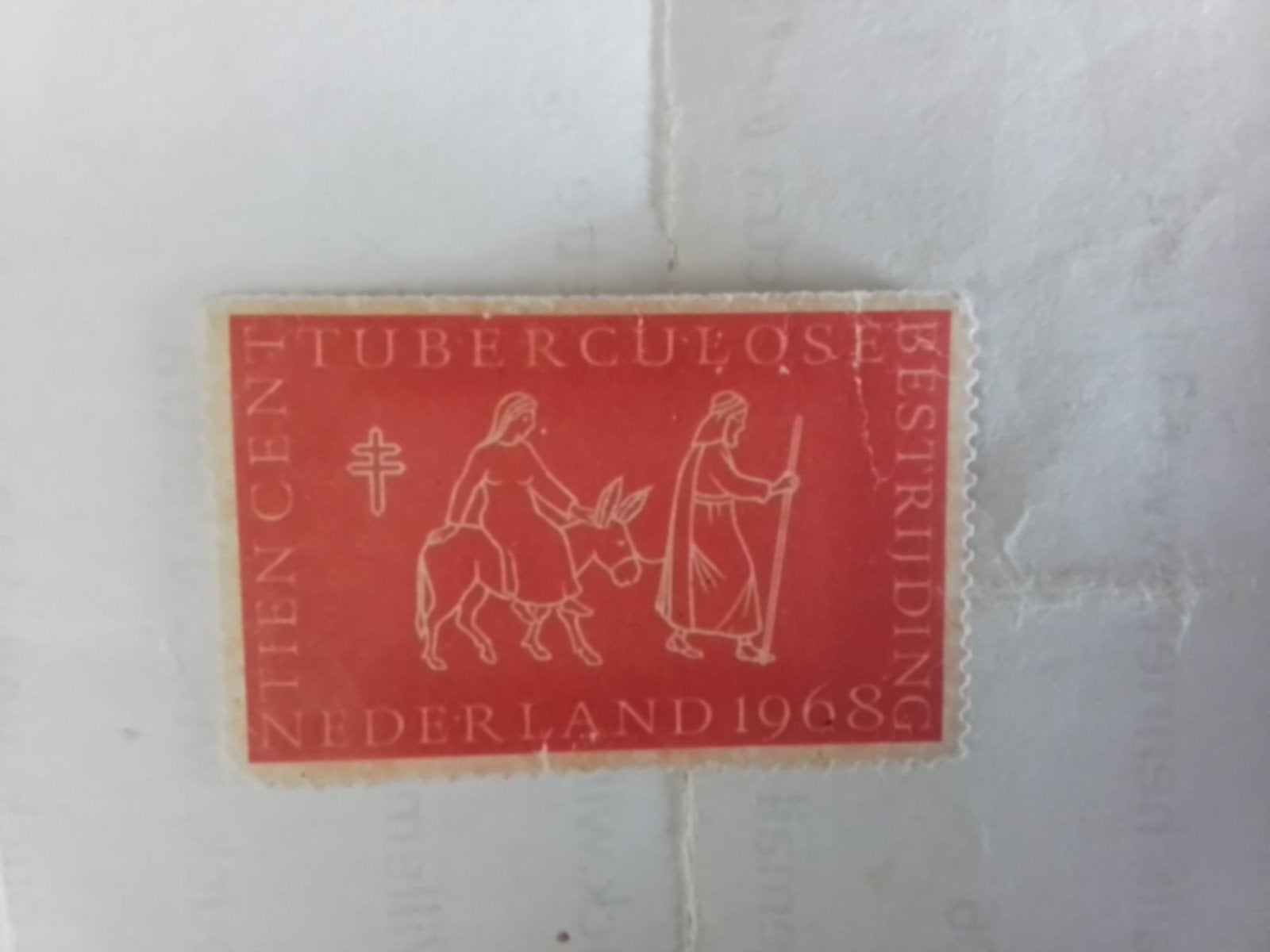 Postzegel Nederland 1968 - Tuberculose Bestrijding, Postzegels en Munten, Postzegels | Nederland, Ophalen of Verzenden