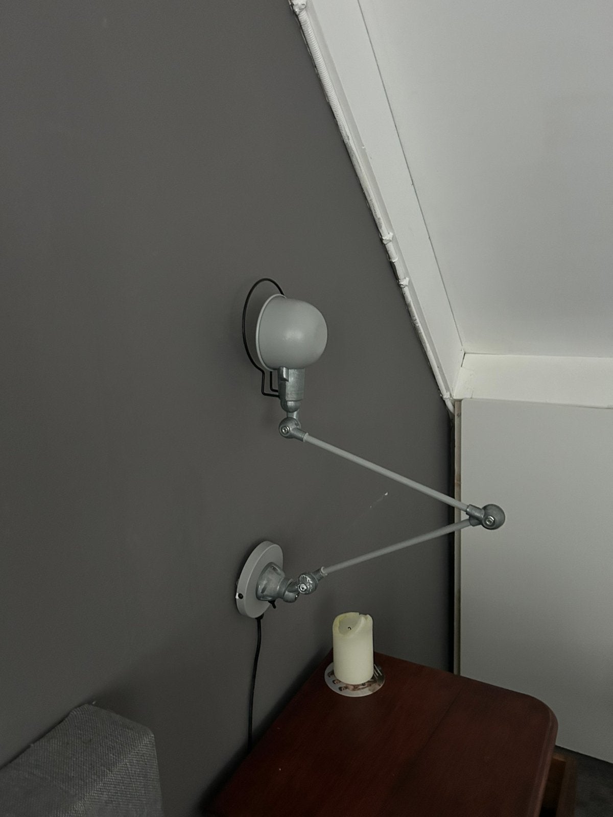 2 Nacht lampen, Gebruikt, Gloeilamp, Ophalen of Verzenden, Metaal
