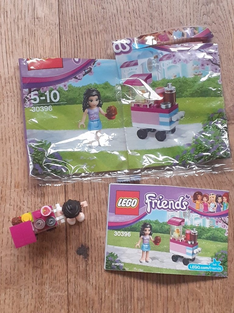 LEGO Friends 30396 Cupcake kraam in zakje, compleet, Lego, Ophalen of Verzenden, Zo goed als nieuw, Complete set