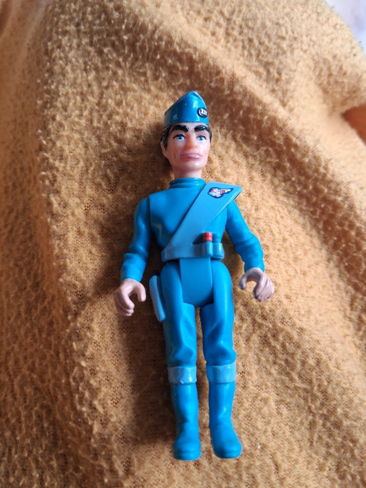 Thunderbirds Scott Tracy figuur Matchbox met geweer, Verzamelen, Ophalen of Verzenden, Gebruikt