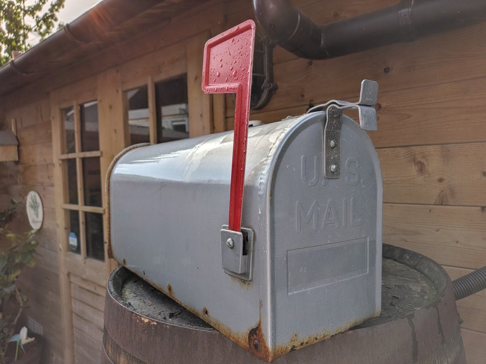 Amerikaanse brievenbus - U.S. Mail, Tuin en Terras, Brievenbussen, Ophalen of Verzenden, Gebruikt, IJzer, Staande brievenbus