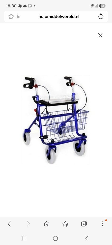 Rollator premis provo, Diversen, Ophalen of Verzenden, Opvouwbaar, Gebruikt