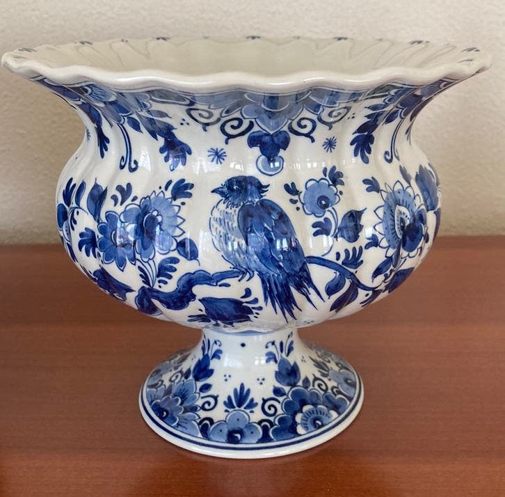 Bloempot Delfts Blauw, Ophalen of Verzenden