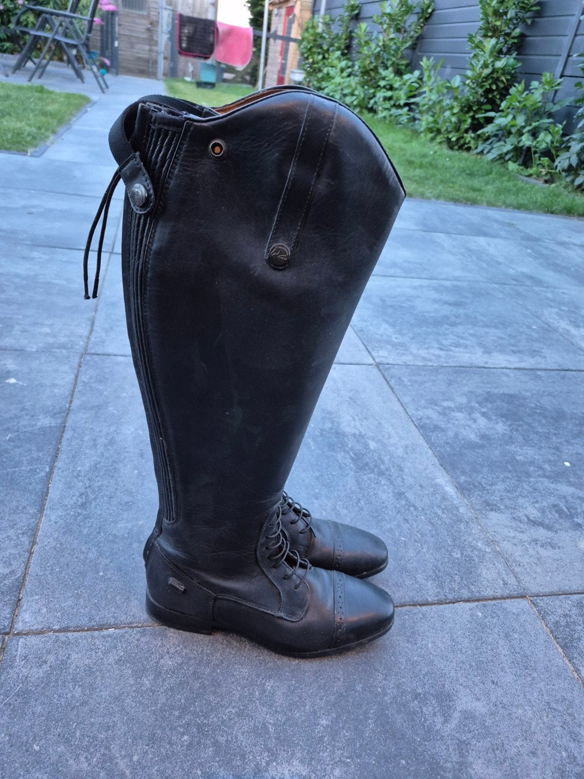 Hkm leren rijlaarzen maat 39, Ophalen, Nieuw, Dressuur, Schoeisel