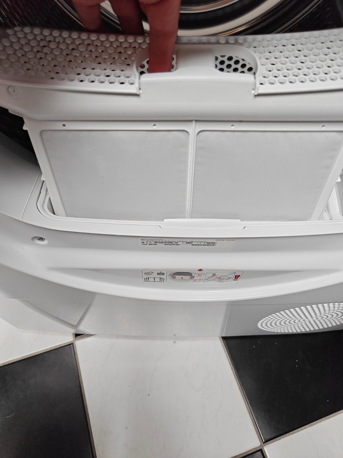 Foto 8 van Bosch wasdroger 8 kg A+++