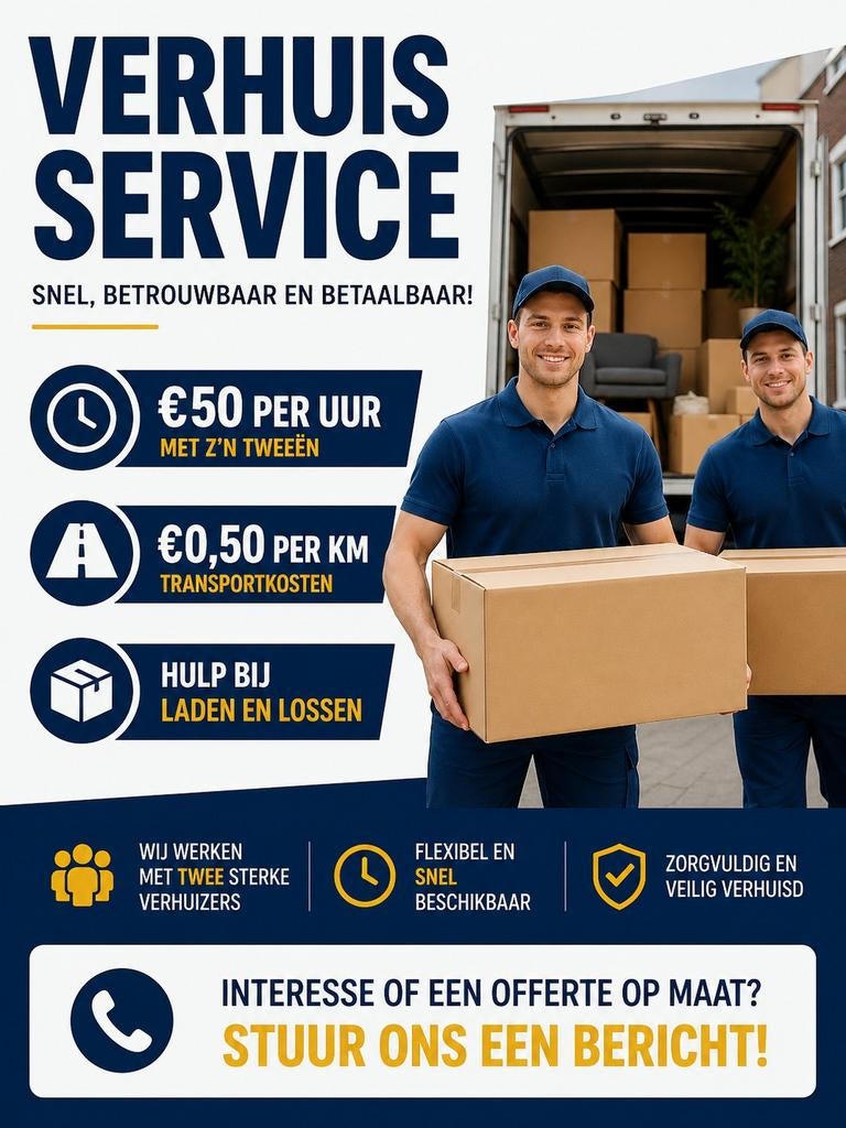 Verhuis Service, Overige uren, Overige niveaus, Starter, Overige vormen