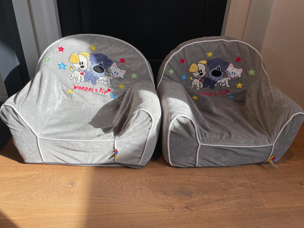 2 Woezel en Pip kinderzetels, Ophalen, Gebruikt, Stoel(en)