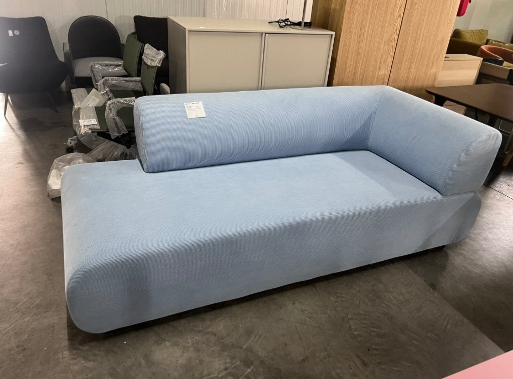 NOGA design Chaise Longue Bank Blauw Rib | Van €1699, nu, NOGA design, NOGA design, NOGA design, Nieuw