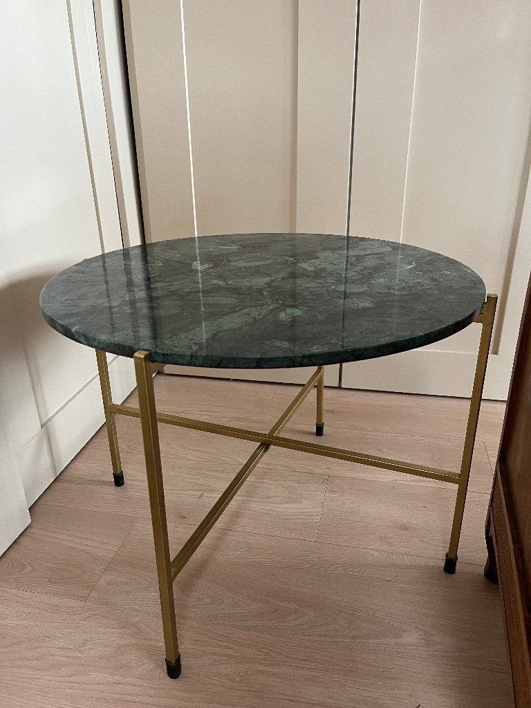 salontafel/bijzettafel natuursteen, Ophalen, 50 tot 100 cm, Overige materialen, Rond