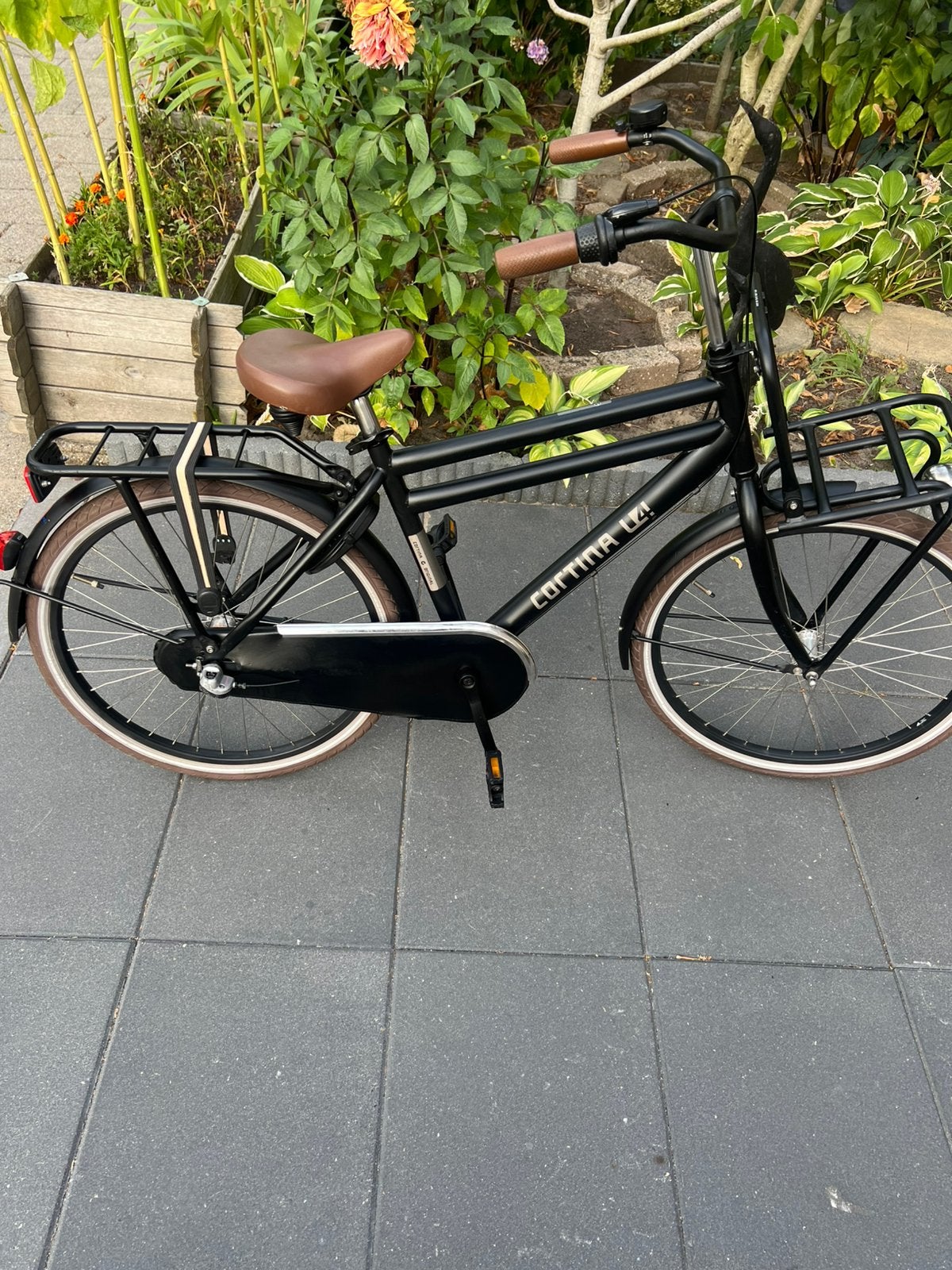 Cortina u4 jonensfiets 24 inch 3 versnelling, Ophalen, Terugtraprem, 24 inch, Versnellingen