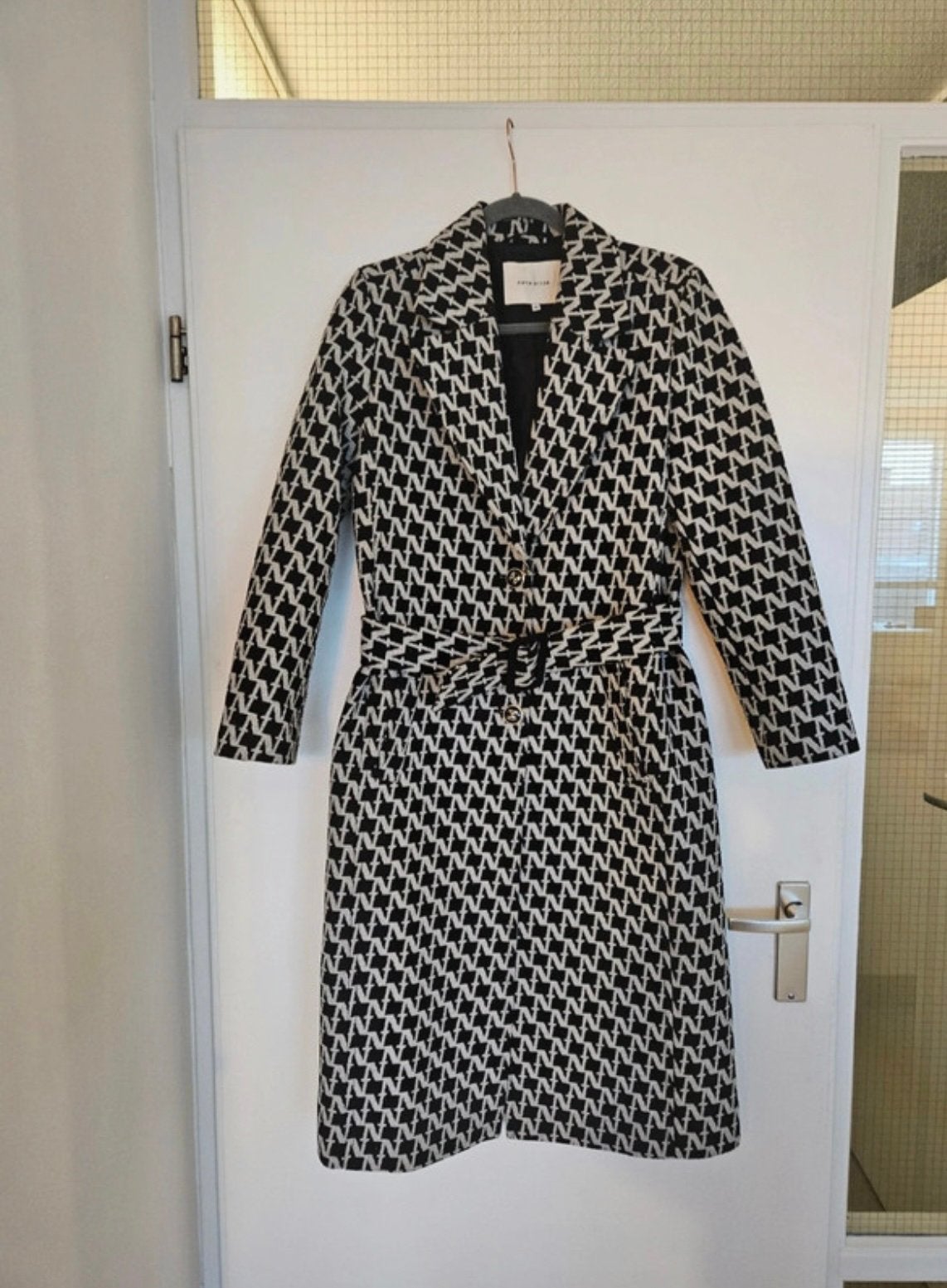 Nikkie mantel jas, Verzenden, Nieuw, Maat 36 (S), Meerkleurig
